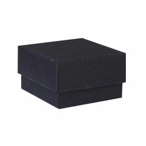 Dárková krabička dno a víko 40x40x25 mm, černá